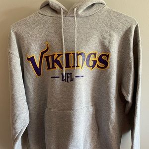 Grey Minnesota Vikings Hoodie